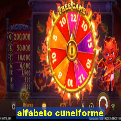 alfabeto cuneiforme